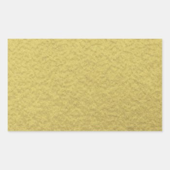 Gold Foil Background Texture Rectangular Sticker by bestcustomizables at Zazzle