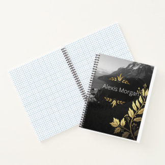Gold Foil Botanical Notebook