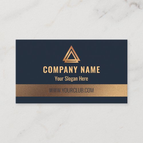 Gold foil business card