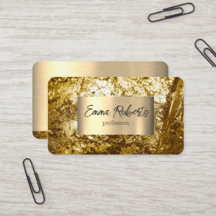 Gold Foil Business Card