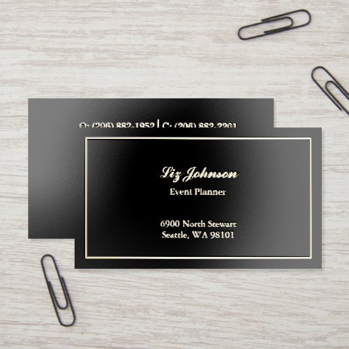 Gold Foil Business Card