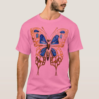 Gold Foil Butterfly Elegance T-Shirt
