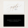 Gold Foil Calligraphy Modern Wedding Gift Registry