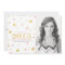 Gold Foil Confetti Graduation Invitations | Blush