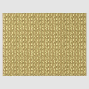 Gold foil draped look pattern tissue paper