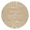 Gold Foil Effect Baby's Breath Kraft Wedding