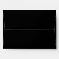 Black - Metallic Gold Foil Lined Envelopes