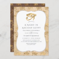 Gold Foil Egyptian Themed Party