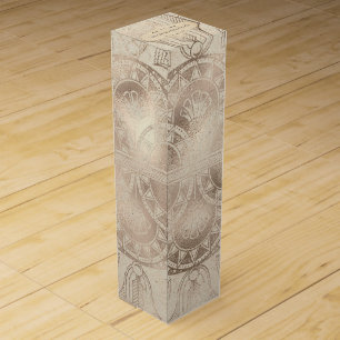 Gold Foil Egyptian Themed Party Wine Box