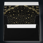 Gold Foil Elegant Tarot Card Wedding Envelope<br><div class="desc">Elegant and modern wedding design inspired by a tarot card. Design is not real foil. You can customize this further by clicking on the "PERSONALIZE" button. Matching Items in our shop for a complete party theme. For further questions please contact us at ThePaperieGarden@gmail.com</div>