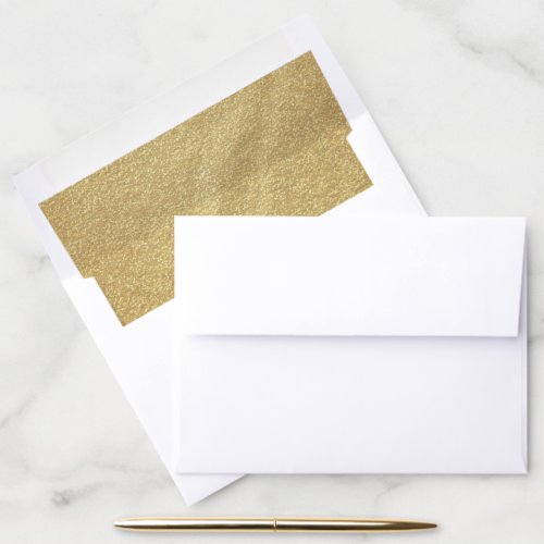 Gold Foil Envelope Liner