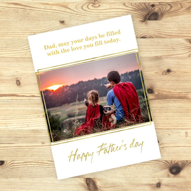Gold Foil Father's Day Card (Creator Uploaded)