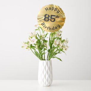 Gold Foil For 85th Birthday Balloon