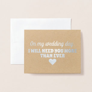Gold Foil   Funny Bridesmaid or Maid of Honor Card