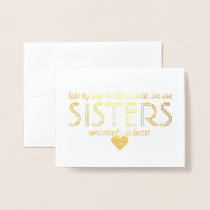 Gold Foil Funny Bridesmaid or Maid of Honor Foil Card