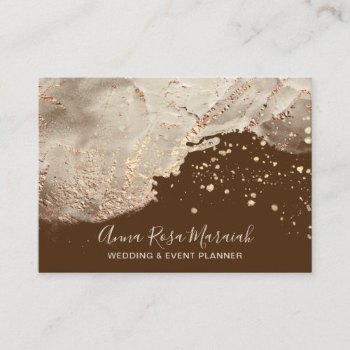  Gold Foil Glitter Beauty Wedding Elegant  Business Card