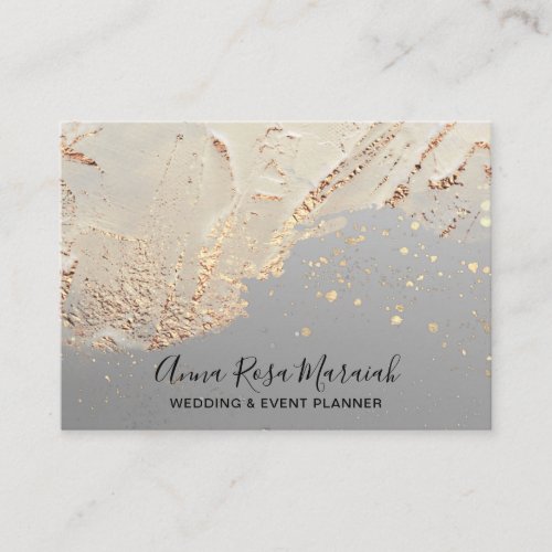  Gold Foil Glitter Beauty Wedding Elegant   Business Card