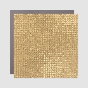 Gold foil, glitter seamless texture. car magnet