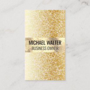 Gold Foil   Gold Abstract Texture Background Business Card