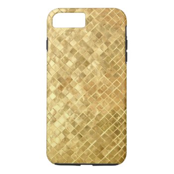 Gold Foil Iphone 7 Plus Case by Three_Men_and_a_Mama at Zazzle