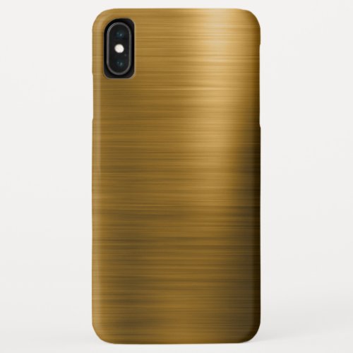 Gold Foil Luxury Metallic Pattern iPhone XS Max Case