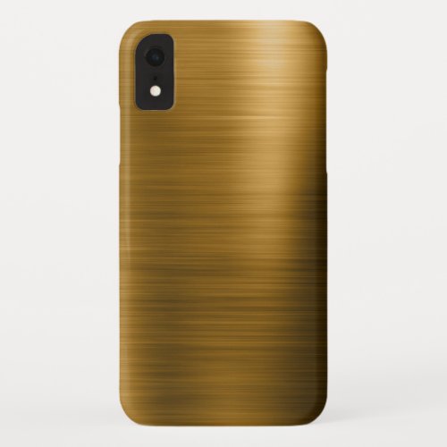 Gold Foil Luxury Metallic Pattern iPhone XR Case