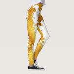 Gold Foil Luxury Paint Splatter Splash Abstract Leggings<br><div class="desc">Gold.. topped with gold - is there anything more luxurious?</div>