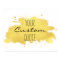 Gold foil paint stroke Personalized quote print