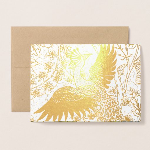 Gold Foil Peacock Typography Wedding Invitations Zazzle 7276