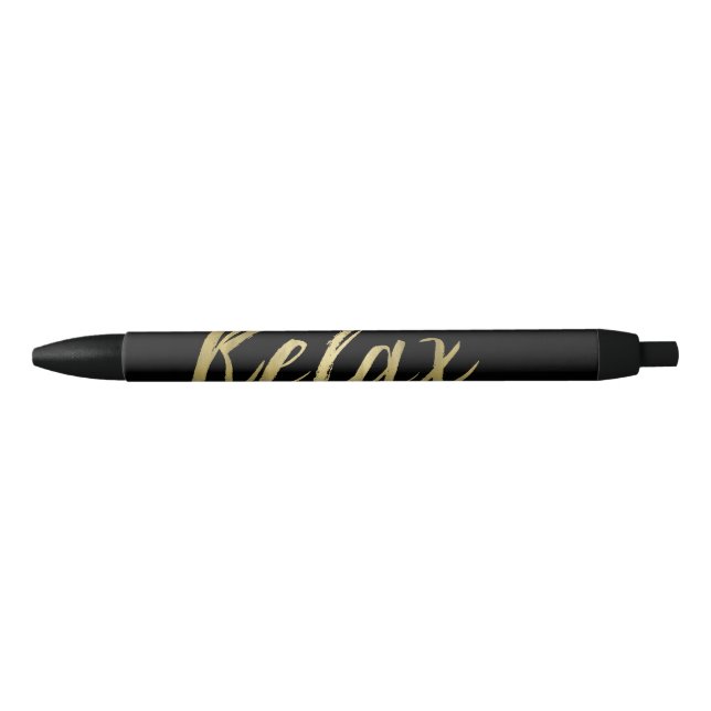 Gold Foil Relax Pen (Front)
