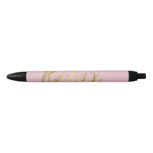 Gold Foil Relax Pen