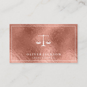 Gold Foil Shine Metallic Business Card