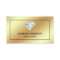 Gold Foil Solitaire Diamond Jewelry Store Jeweler