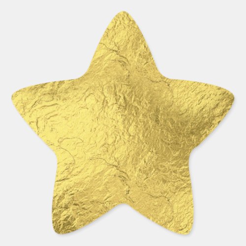 Gold Foil Star Sticker