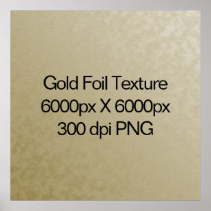 Gold Foil Texture, 6000px X 6000px PNG Poster