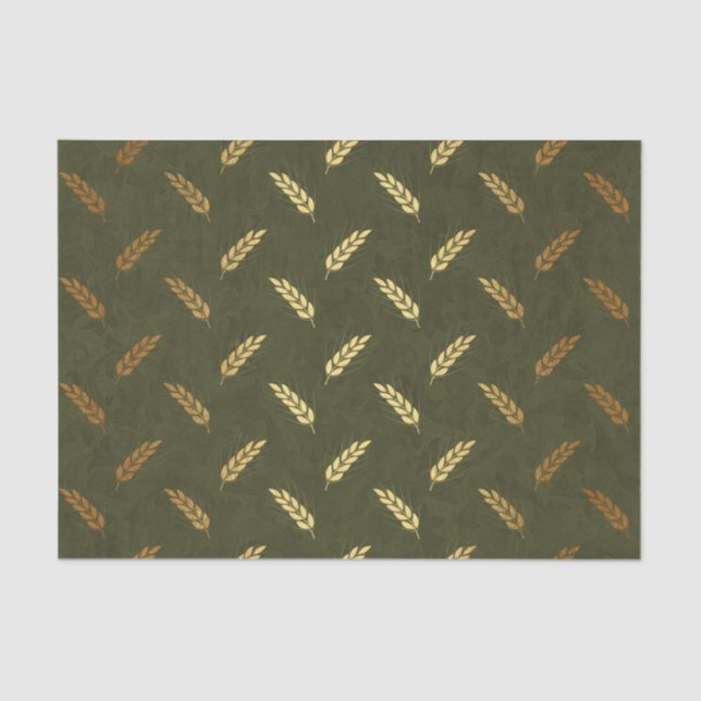 Gold Foil Thanksgiving Tissue Paper (Front)