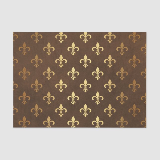 Gold Foil Thanksgiving Tissue Paper (Front)
