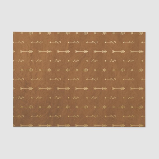 Gold Foil Thanksgiving Tissue Paper (Front)