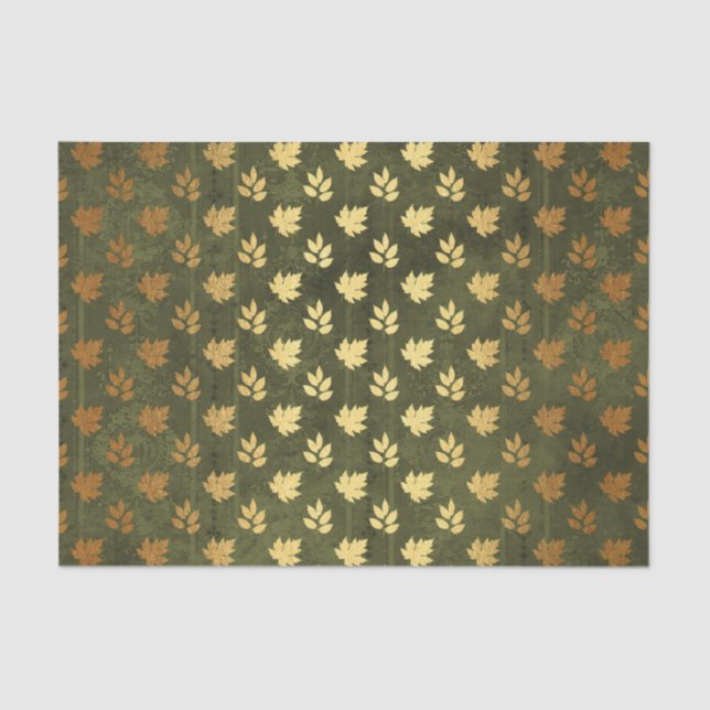 Gold Foil Thanksgiving Tissue Paper (Front)