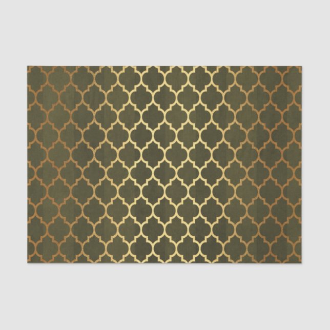 Gold Foil Thanksgiving Tissue Paper (Front)