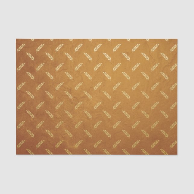 Gold Foil Thanksgiving Tissue Paper (Front)