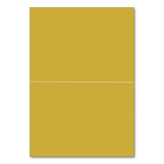 Gold Foil Tree Modern Wedding Folded Place Card