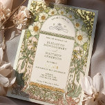 Gold Foil Vintage Wedding Invitations Art Nouveau<br><div class="desc">Real Gold Foil Art Nouveau Vintage wedding invitations by Alphonse Mucha in a floral, romantic, and whimsical design. Victorian flourishes complement classic art deco fonts. Please enter your custom information, and you're done. If you wish to change the design further, simply click the blue "Customize It" button. Thank you so...</div>
