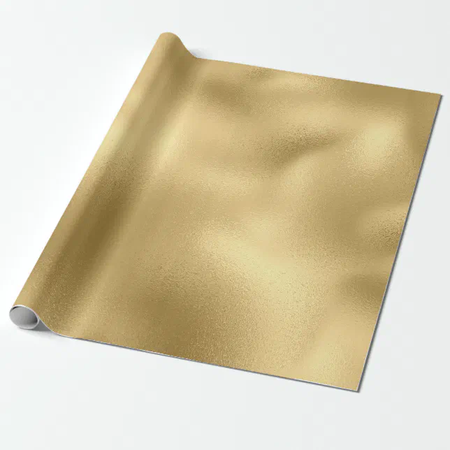 Gold Foil Wrapping Paper Zazzle 2063