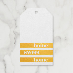 Gold Fold Large "Home Sweet Home" Foil Gift Tags