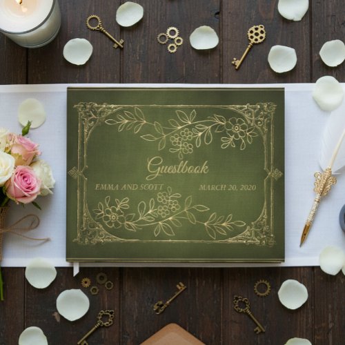 Gold Foliage Vintage Wedding