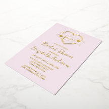 Gold Forever Hearts Bridal Shower