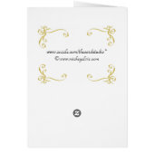 Gold Frame Card (Back)