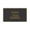 Gold Frame Diamond Grids Life Coach Business Card
