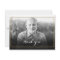 Gold Frame Funeral Photo Black and White